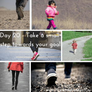Day 20 - Take a small step towards your