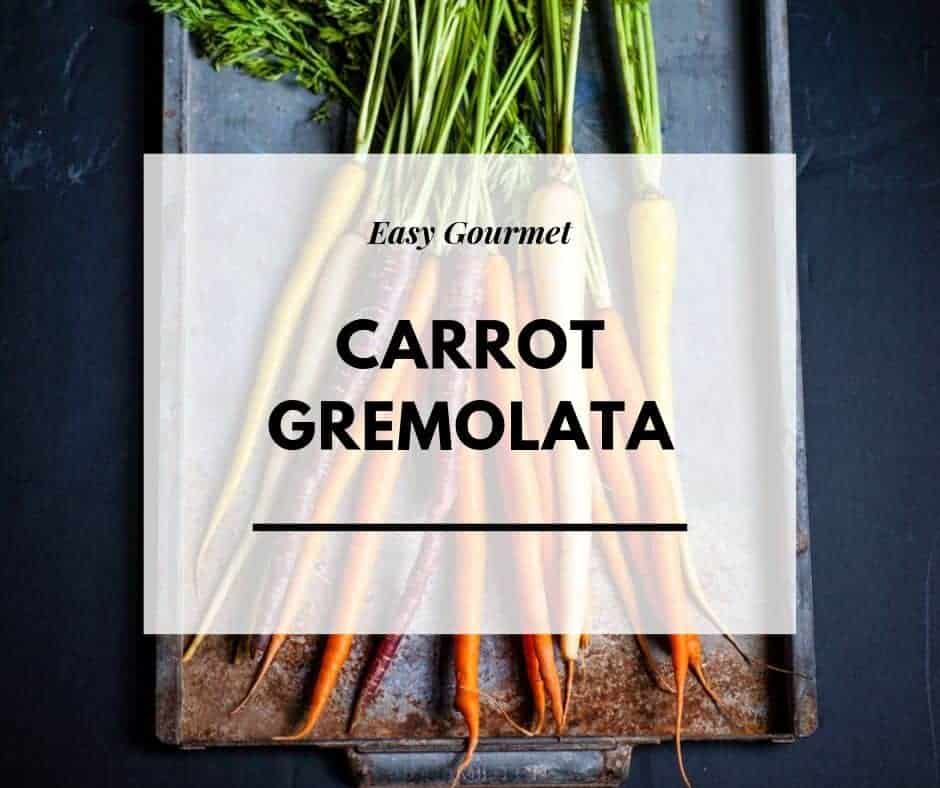 Carrot Gremolata
