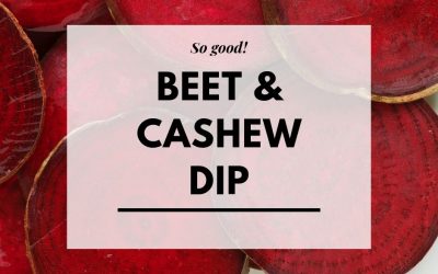 Beet & Cashew Dip