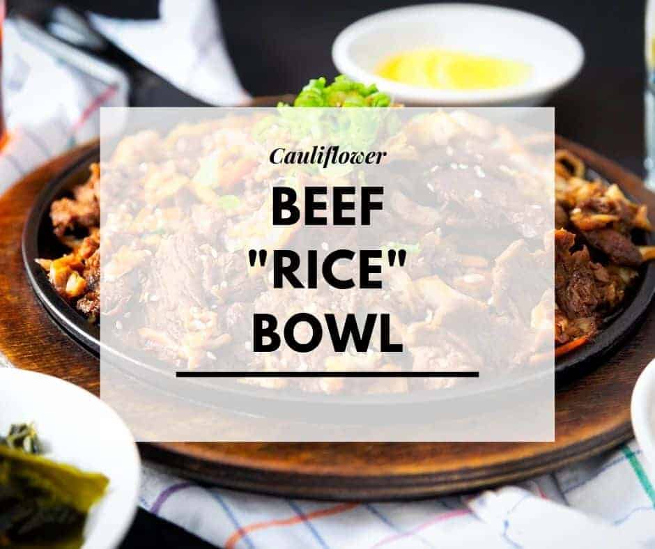 Beef Rice Bowl