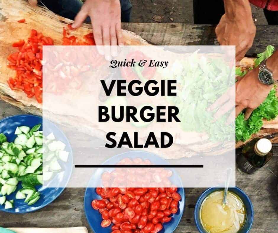 Veggie Burger Salad